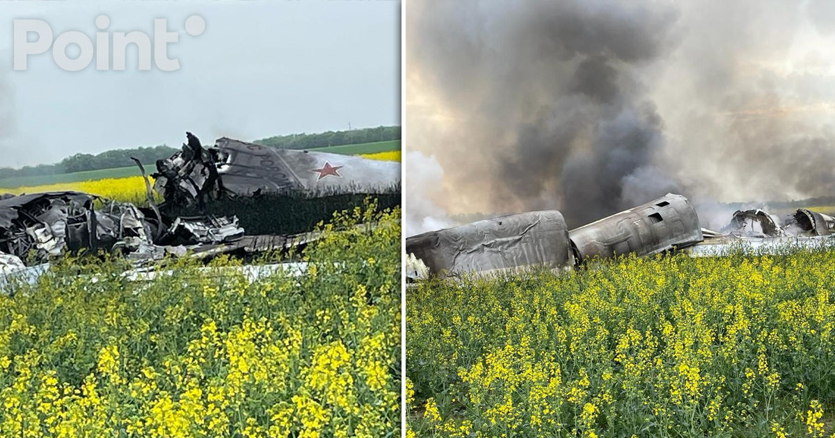 Самолет ТУ-22М3 потерпел крушение в Ставропольском крае.