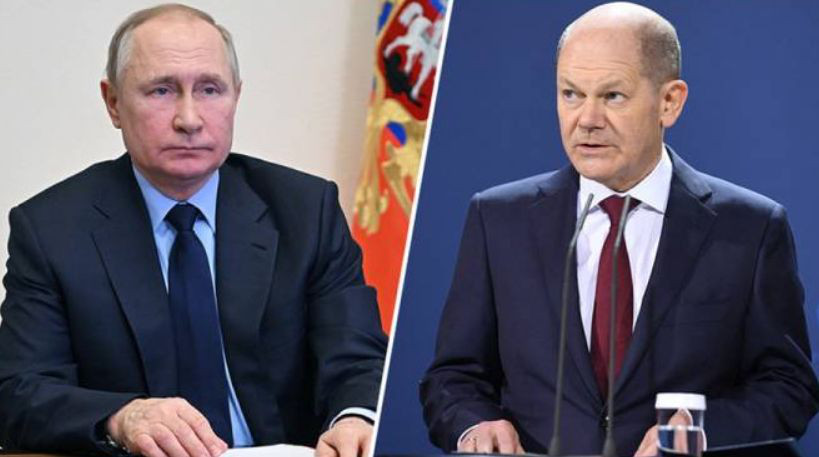 Шольц и Путин провели переговоры по Украине.