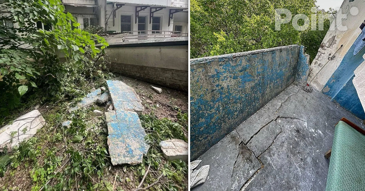 Administrația UTM, despre prăbușirea balconului unui cămin studențesc: Situația este sub control.