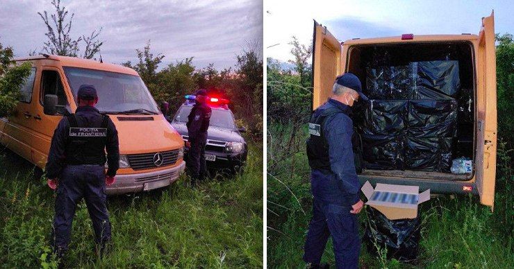 Молдавские пограничники предотвратили контрабанду 50 тысяч пачек сигарет. Фото: Point.md.