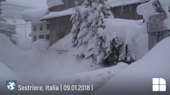 Zăpada nu ajunge în Moldova. Nordul Italiei, paralizat de ninsori