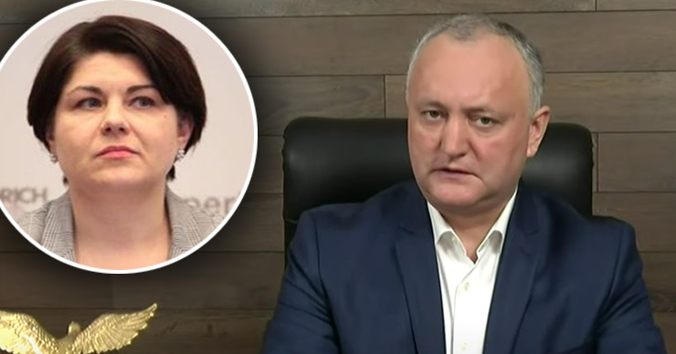 Додон о Гаврилице: Она профессионал, но это не аргумент. Коллаж: Point.md