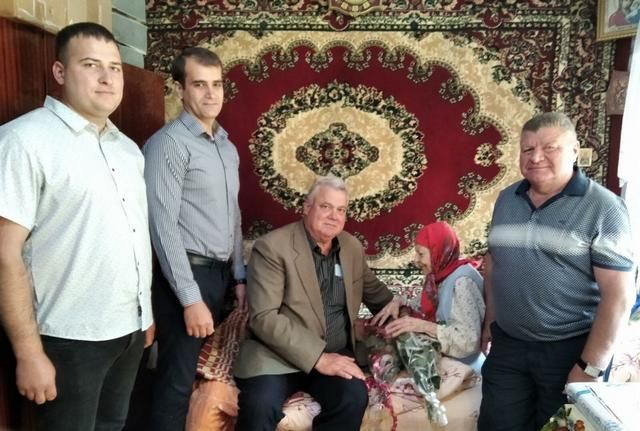 Жительница села Карагаш Наталья Кожухарь отметила 100-летие.