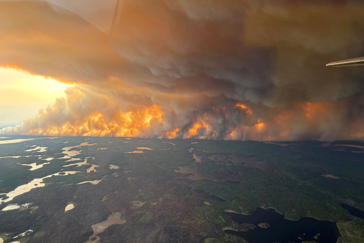 Canada, cuprinsă de incendii de pădure: 17.000 de persoane, evacuate.
