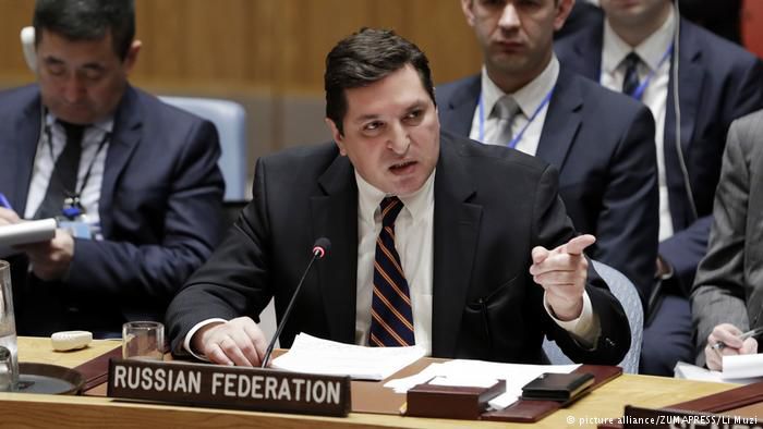 Зампостпред РФ при ООН Сафронков.