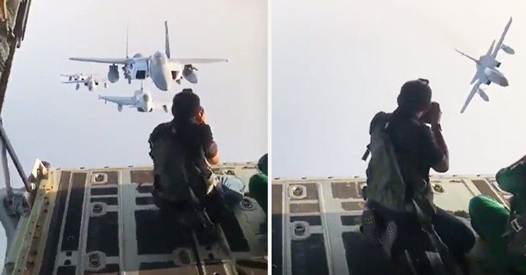 Фотограф показал, какой ценой ему даются лучшие кадры для ВВС Саудовской Аравии.