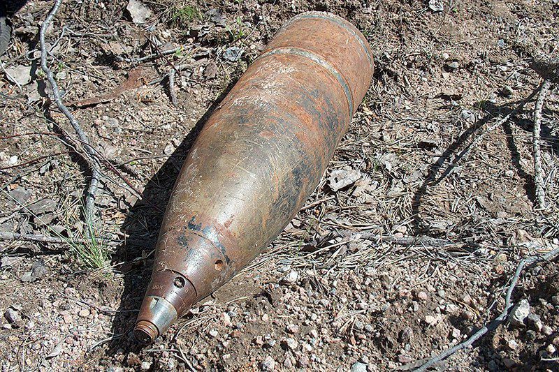 Сельчане нашли несколько боеприпасов времён Великой Отечественной войны.