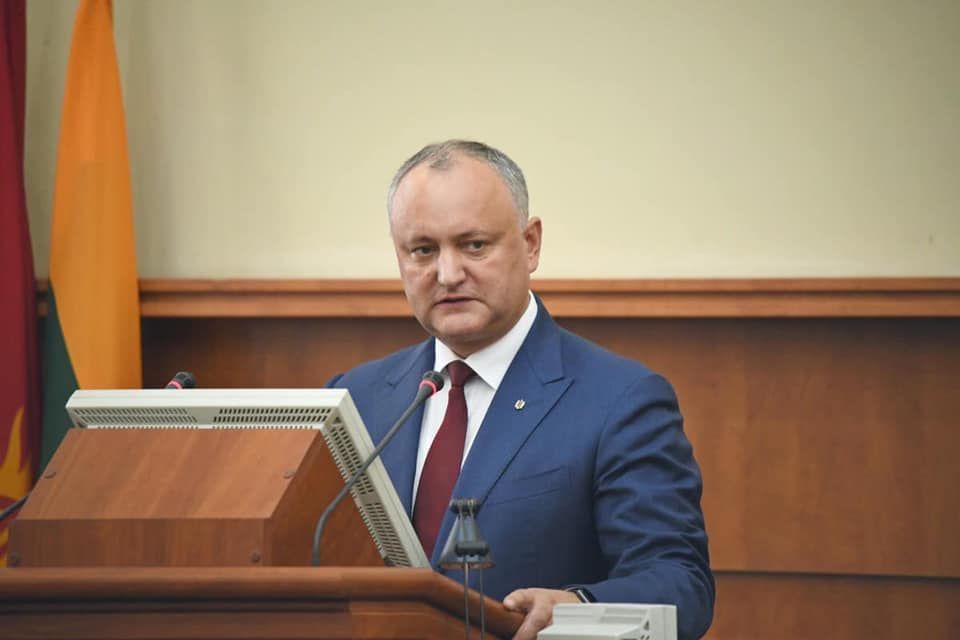 Президент Молдовы Игорь Додон.
