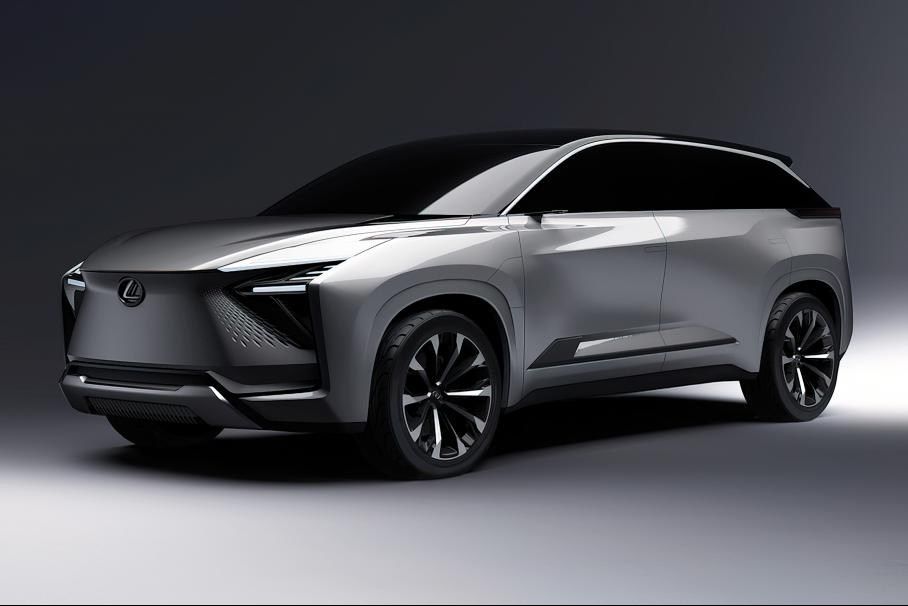Lexus показал семиместный электрокроссовер.
