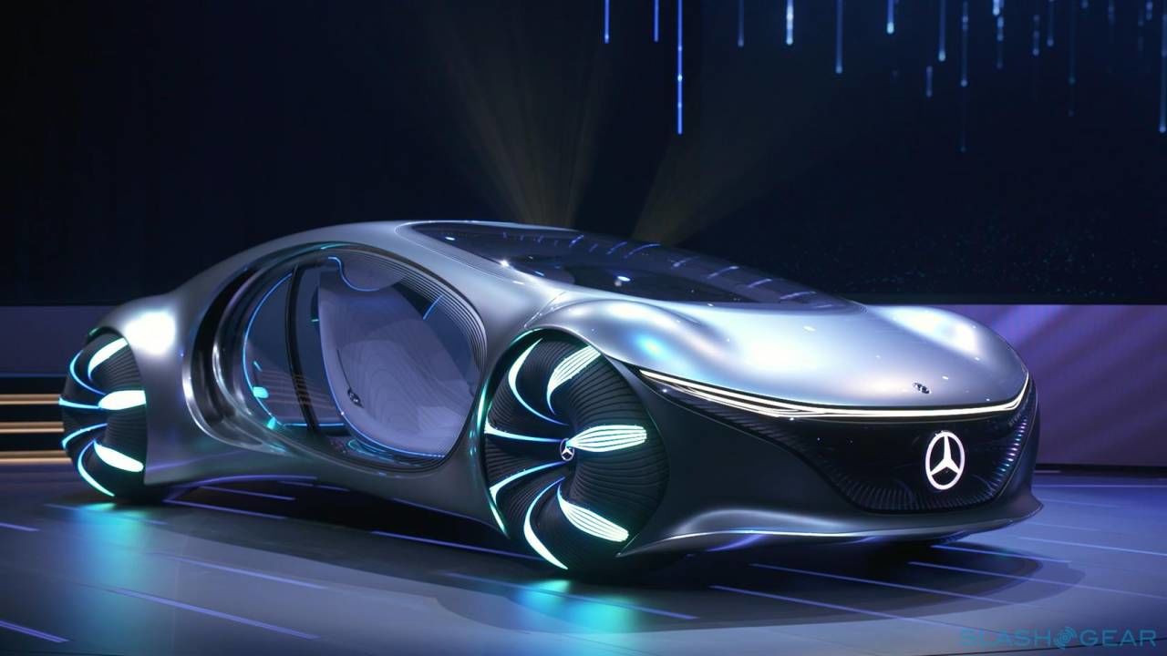 Mercedes представила симбиотический электромобиль в стилистике «Аватара».