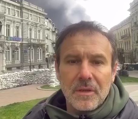 Вакарчук стал свидетелем утренних обстрелов Одессы.