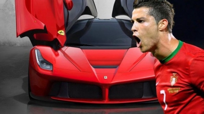 Ronaldo a mai avut înainte doar patru modele Ferrari, însă niciunul aşa de exclusivist cum cere protocolul.