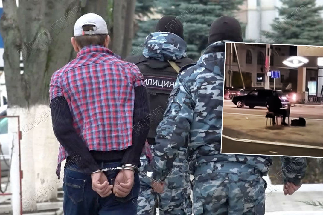 В Тирасполе уличный барабанщик забил друга стулом.