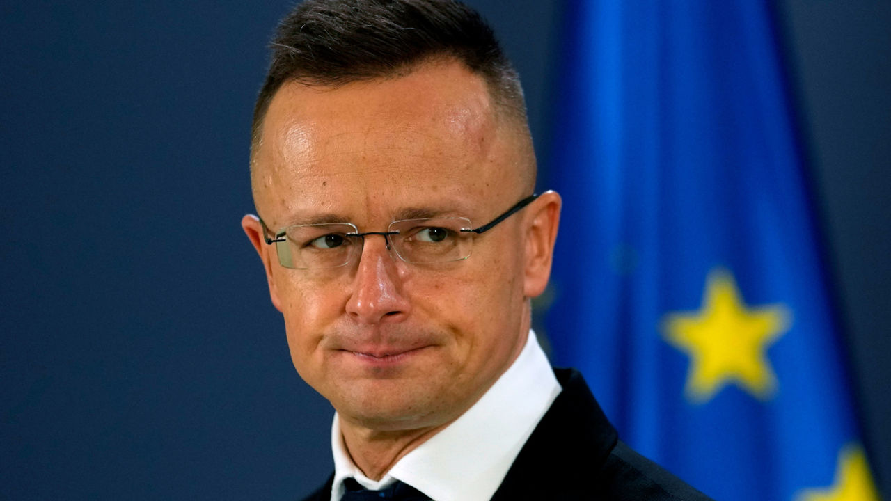 Глава МИД Венгрии Петер Сийярто.