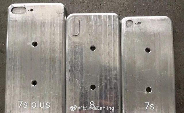 Imagini cu matrițele iPhone 8, iPhone 7s și iPhone 7s Plus, publicate pe internet. 