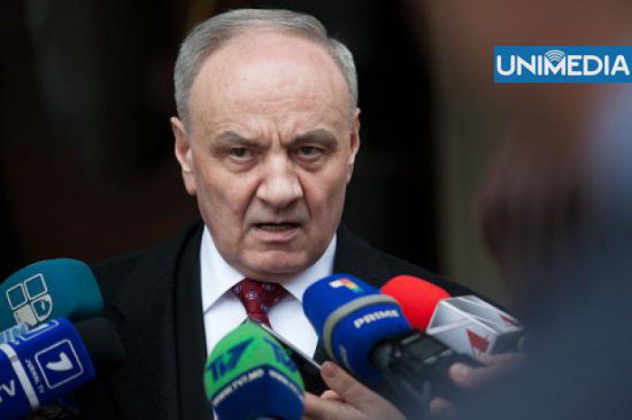 Nicolae Timofti spune că prezența armatei a 14-a a Federației Ruse pe teritoriul Moldova reprezintă un pericol pentru securitatea țării. Foto: unimedia.info
