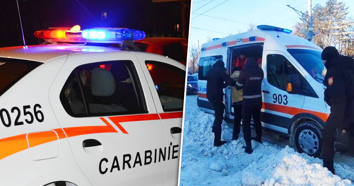 В Кишиневе карабинеры оказали помощь потерявшему сознание мужчине. Коллаж: Point.md