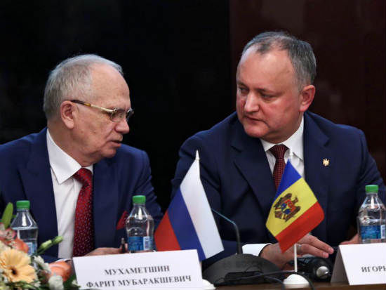 Potrivit lui Dodon, Rusia este garantul soluționării conflictului transnistrean, fiind făcuți pași concreți în vederea apropierii celor două maluri ale Nistrului.