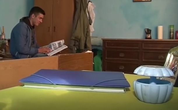 Îţi vine să fugi. Condiţiile din căminul şcolii profesionale din Leova. Foto: captură video