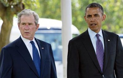 Barack Obama și George W Bush face referiri la regimul Trump. Foto: dw.de