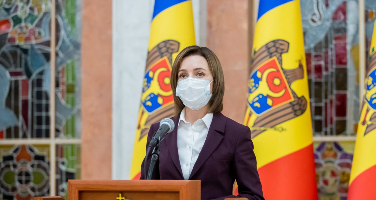 Президент Республики Молдова Майя Санду. 