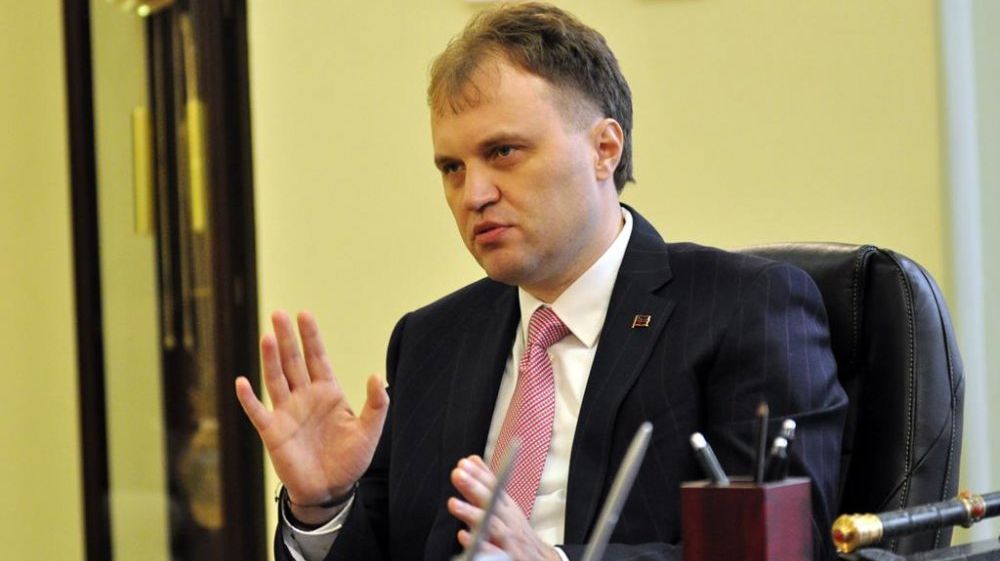 Глава Приднестровского региона Евгений Шевчук.