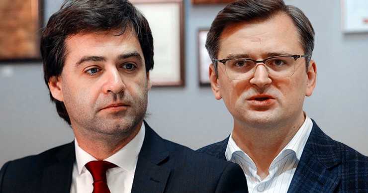 Нику Попеску провел по телефонный разговор с Дмитрием Кулебой. Коллаж Point.md.