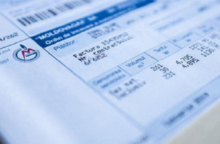 "Молдовагаз" вышлет больше счетов с прогнозируемым объемом расхода газа.