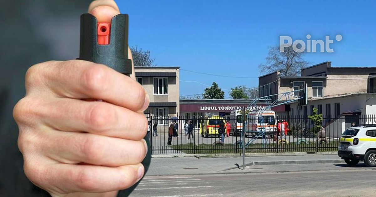 В Кагуле восемь школьников попали в больницу после распыления слезоточивого газа.