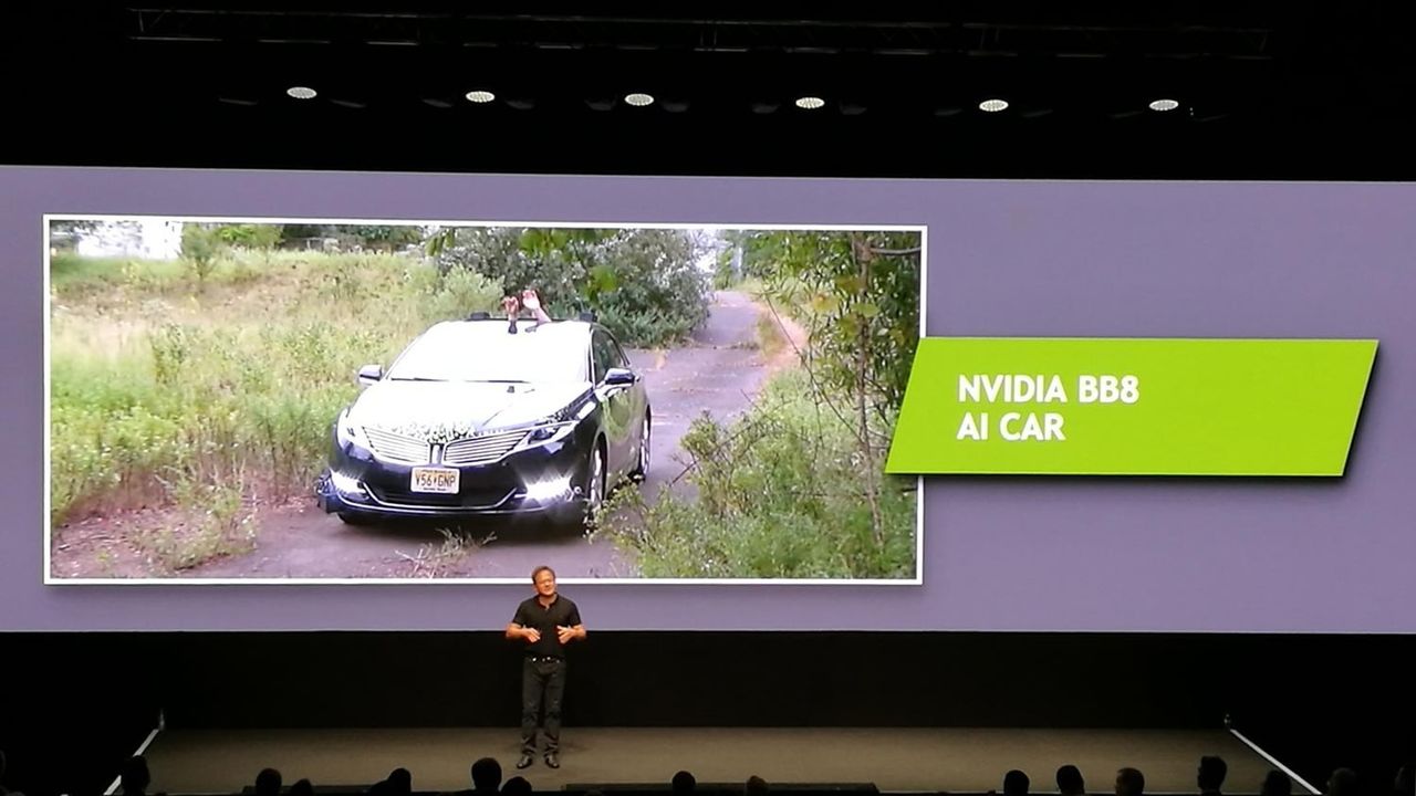 NVIDIA показала беспилотный авто, способный ездить без дороги.