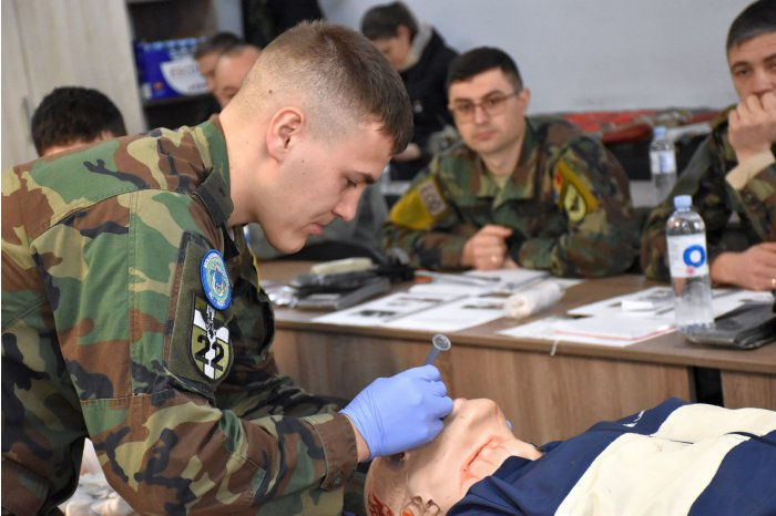 Военные врачи США провелии обучение медперсонала Национальной армии.