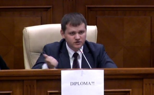 Scandalul cu diploma lui Gaburici, revine. Ce solicită Munteanu. Foto: protv.md