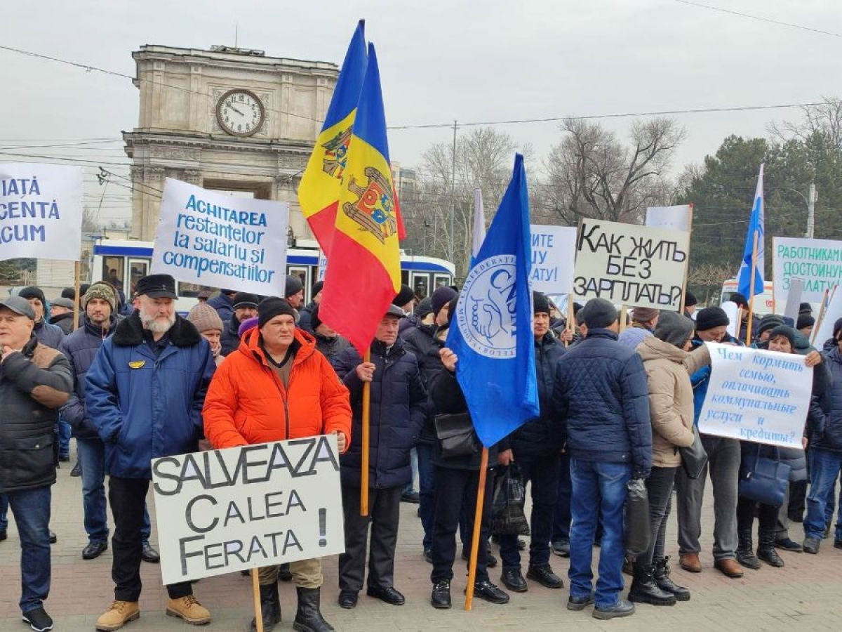 Feroviarii anunță un nou protest în fața Guvernului.