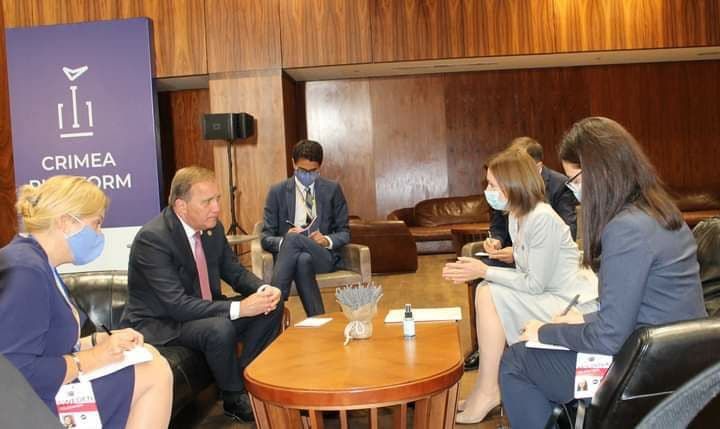 Президент РМ Майя Санду встретилась с премьер-министром Швеции Стефаном Лёвеном.