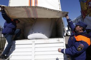 Așa-numitele autorități de la Tiraspol pregătesc un nou lot de ajutoare umanitare care urmează a fi trimis pe 16 aprilie în estul Ucrainei, în regiunea Donbas.