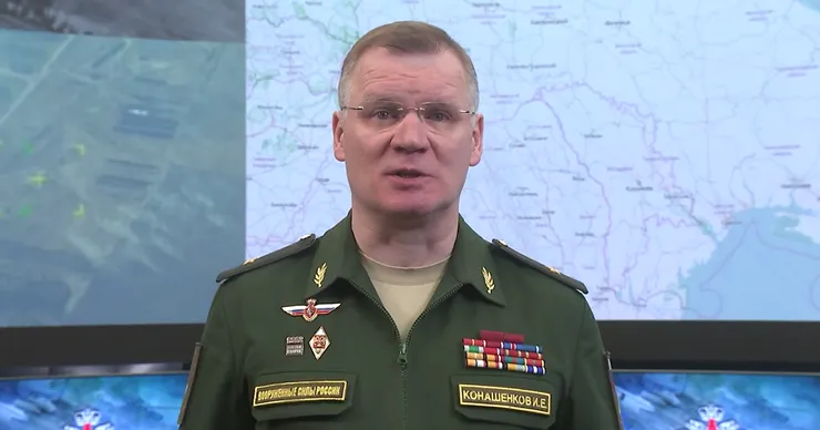 Представитель Министерства обороны России генерал-майор Игорь Конашенков.