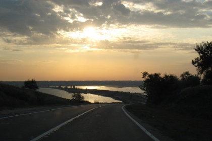 Дорога Николаев-Одесса в районе села Кошары Фото: Panoramio