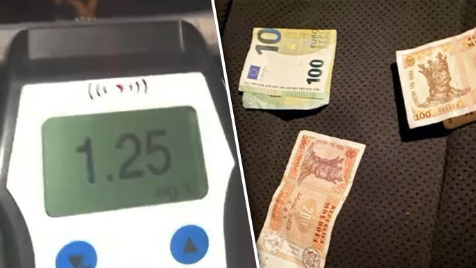 Заведено уголовное дело за попытку дать взятку полиции.