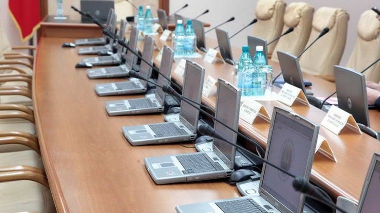 Cabinetul de miniștri s-a întrunit în ședință în noua componență. Foto: Valerii Corcimari