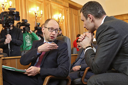 Кличко заявил, что правительство Яценюка за время своей работы не совершило необходимых реформ. Фото: kommersant.ru