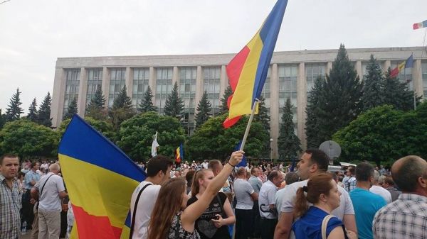В ближайшее время в Кишиневе пройдет новый массовый протест. Фото: slaveane.ru