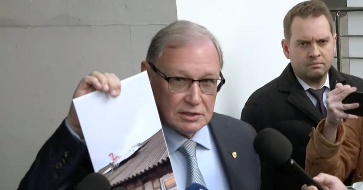 Ozerov: Chiar credeți că drona putea ateriza pe acoperiș fără a nu distruge nimic?.