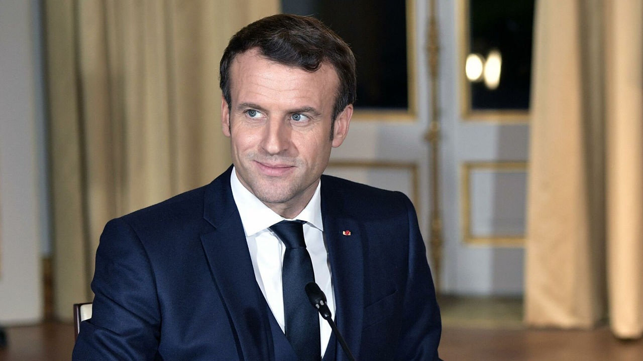 Президент Франции Эммануэль Макрон.