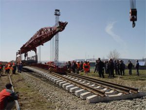 Министерство обороны России приступило к работам на втором участке железной дороги.