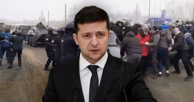 Зеленский призвал сограждан уважительно отнестись к эвакуированным из Китая украинцам. Фото: Point.md.