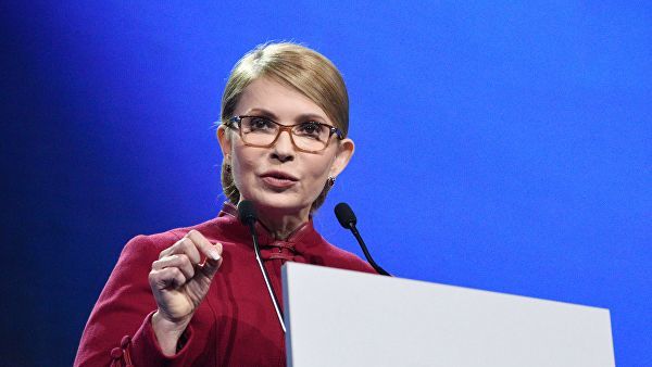 Кандидат в президенты Украины, лидер партии "Батькивщина" Юлия Тимошенко.