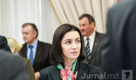 Бывший министр просвещения Майя Санду.