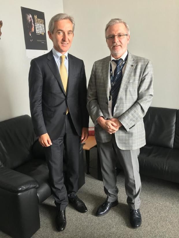 Iurie Leancă a efectuat o vizită la Bruxelles. 