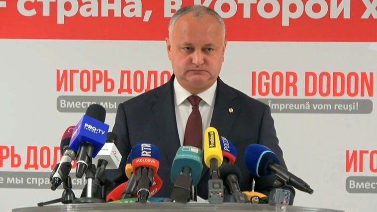 Президент Республики Молдова Игорь Додон. 