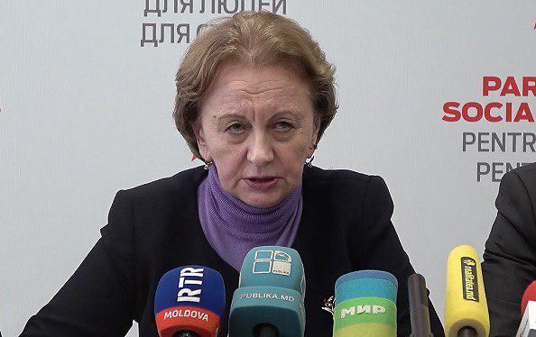 Лидер оппозиционной Партии социалистов Республики Молдова Зинаида Гречаный.